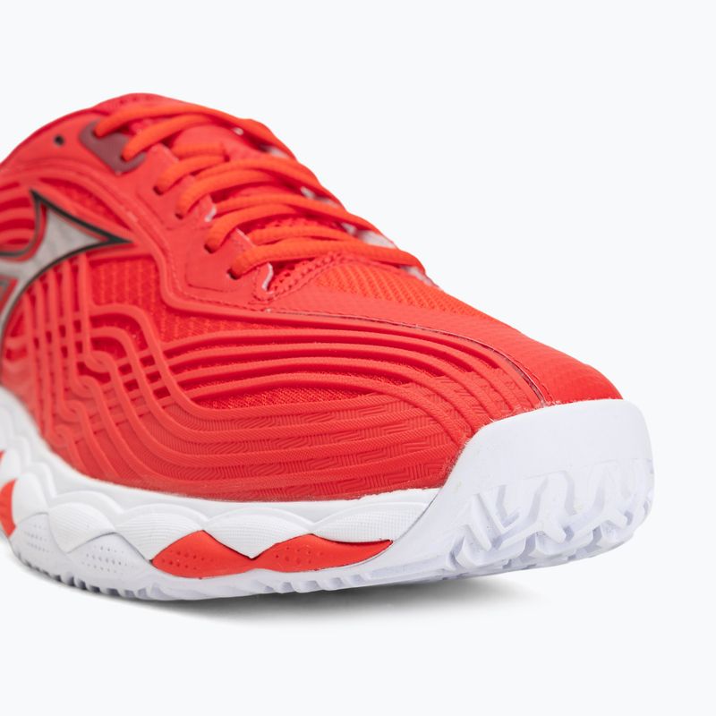 Scarpe da tennis Mizuno Wave Enforce Tour 2 CC fiery red/white/sun-dried toma 7