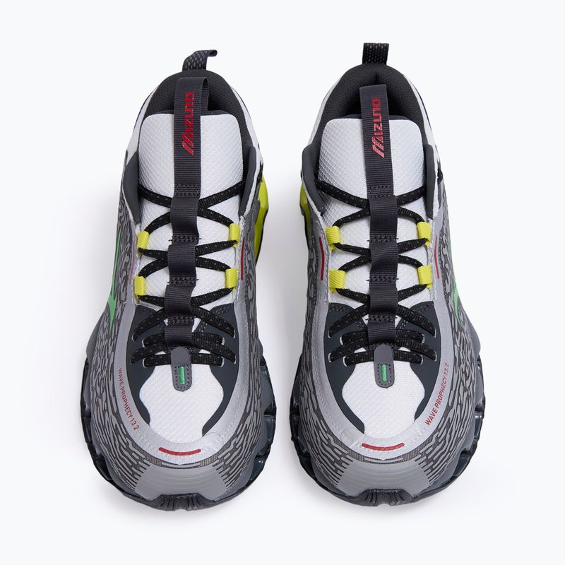 Scarpe Mizuno Wave Prophecy 13.2 quiet shade/vibrant green 3