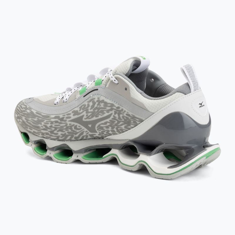 Scarpe Mizuno Wave Prophecy 13.2 harbor mist/black/vibrant green 3