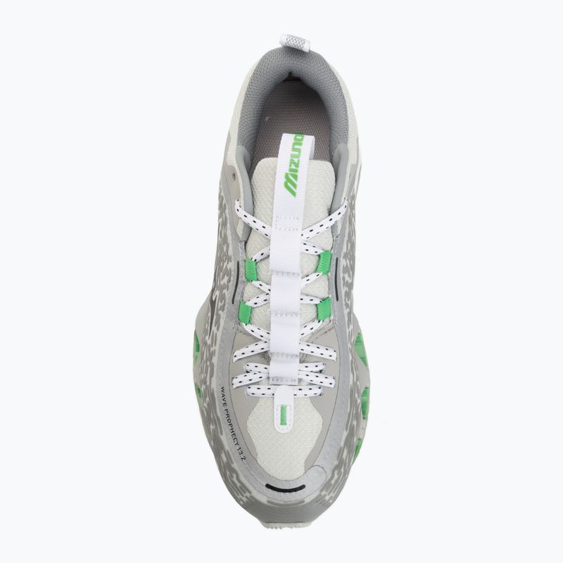 Scarpe Mizuno Wave Prophecy 13.2 harbor mist/black/vibrant green 5