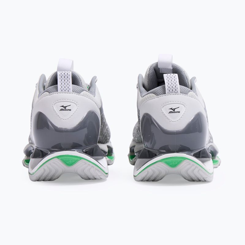 Scarpe Mizuno Wave Prophecy 13.2 harbor mist/black/vibrant green 4