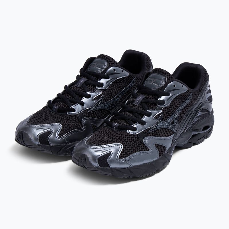 Scarpe Mizuno Wave Rider 10 black/black sand/metallic gray 2
