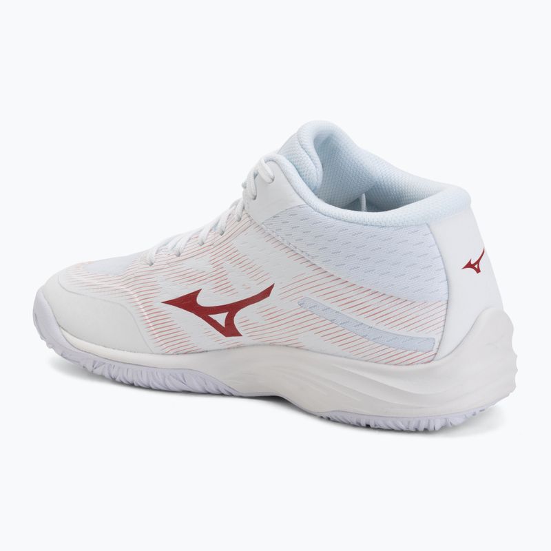 Scarpe da volley donna Mizuno Lightning Select Mid White/Rose Elegance/Lava Falls 3
