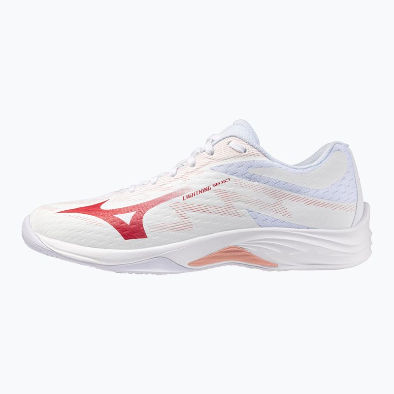 Scarpe da volley donna Mizuno Lightning Select white/rose elegance/lava falls 8
