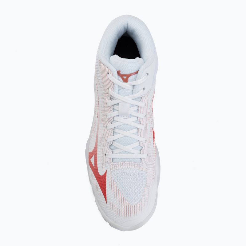 Scarpe da pallavolo donna Mizuno Wave Lightning Pro Mid white/rose elegance/lava falls 5
