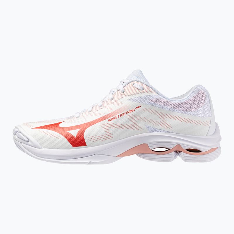 Scarpe da volley donna Mizuno Wave Lightning Pro white/rose elegance/lava falls 8