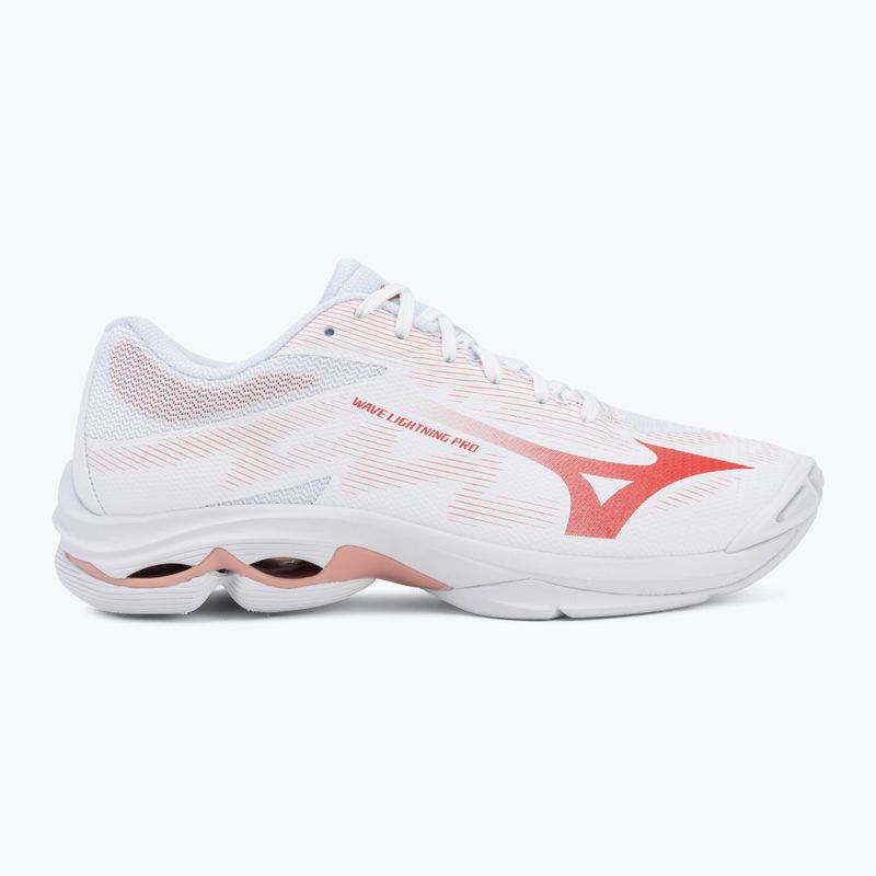 Scarpe da volley donna Mizuno Wave Lightning Pro white/rose elegance/lava falls 2
