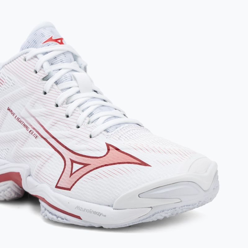 Scarpe da pallavolo donna Mizuno Wave Lightning Elite Mid white/rose elegance/lava falls 7