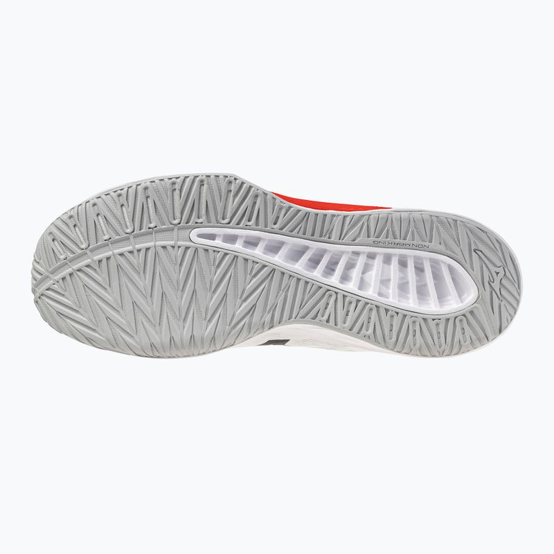 Scarpe da volley Mizuno Lightning Select Mid white/black/fiery red 2