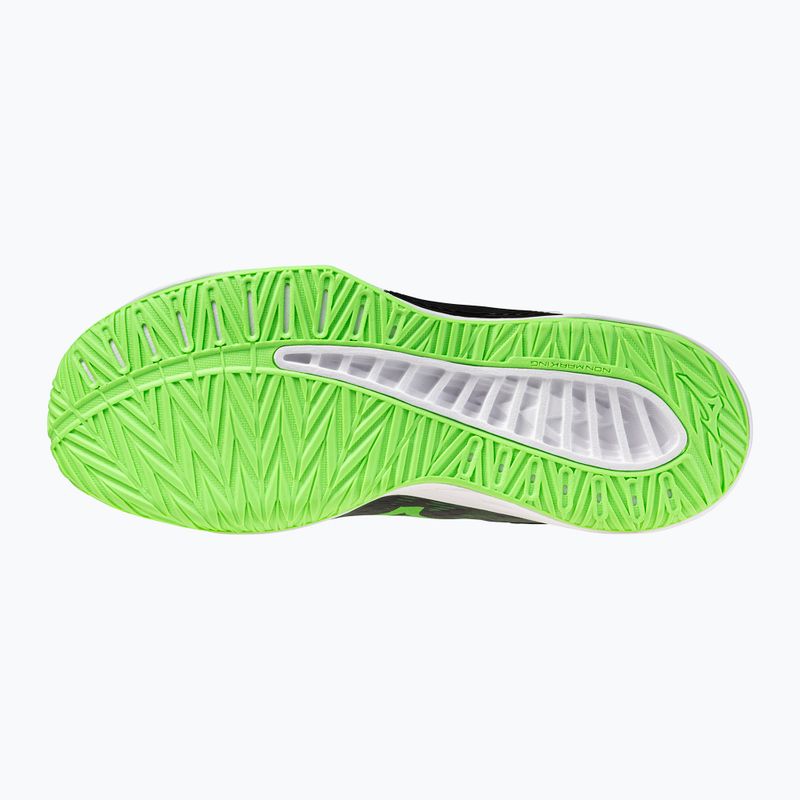 Scarpe da pallavolo Mizuno Lightning Select black/jasmine green 2