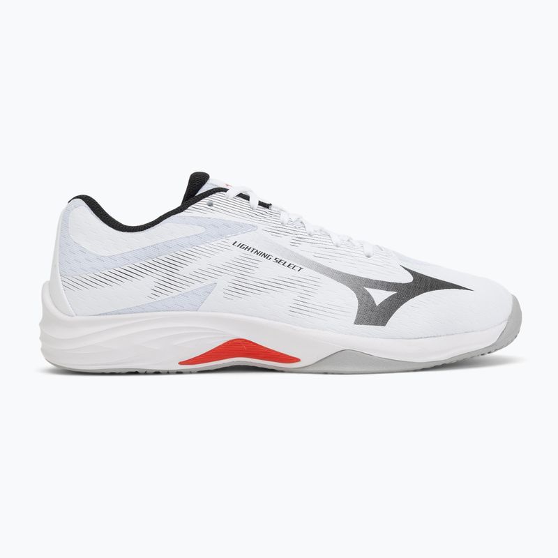 Scarpe da volley Mizuno Lightning Select white/black/fiery red 2
