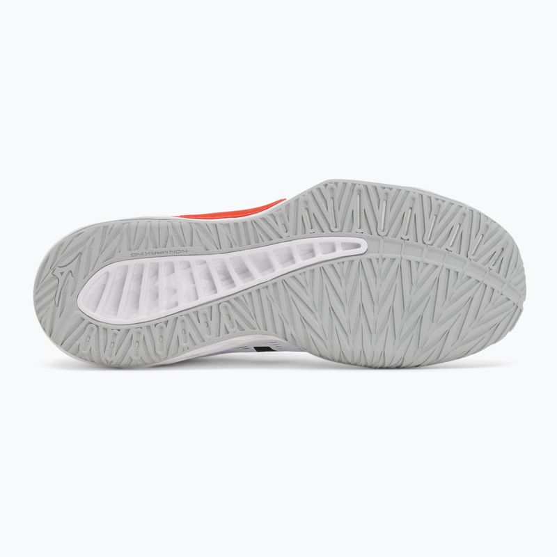 Scarpe da volley Mizuno Lightning Select white/black/fiery red 4