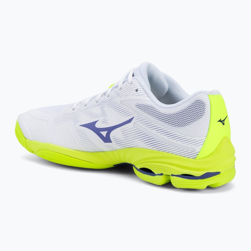 Scarpe da volley Mizuno Wave Lightning Pro white/lighting yellow/dazzling blue 3