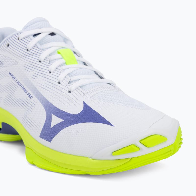 Scarpe da volley Mizuno Wave Lightning Pro white/lighting yellow/dazzling blue 7