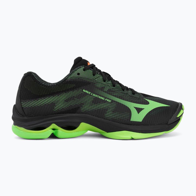 Scarpe da pallavolo Mizuno Wave Lightning Pro black/gloving apple/mandarin orange 2