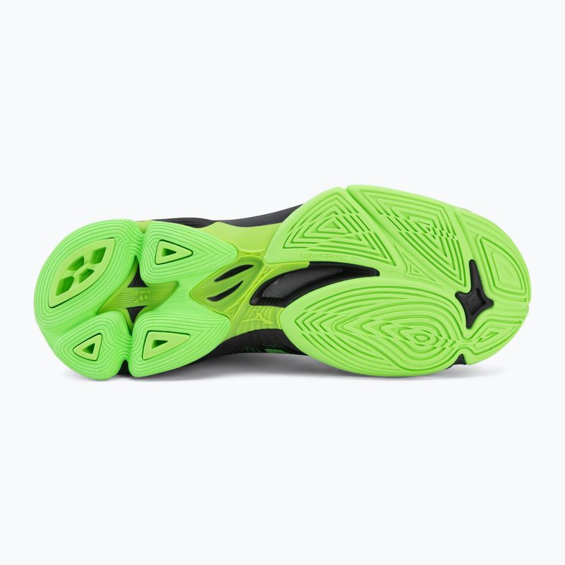 Scarpe da pallavolo Mizuno Wave Lightning Pro black/gloving apple/mandarin orange 4