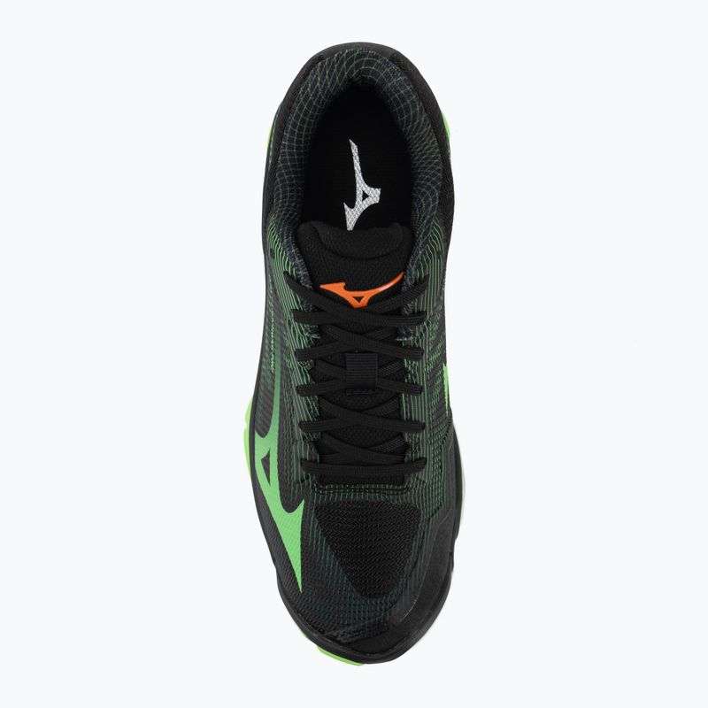 Scarpe da pallavolo Mizuno Wave Lightning Pro black/gloving apple/mandarin orange 5