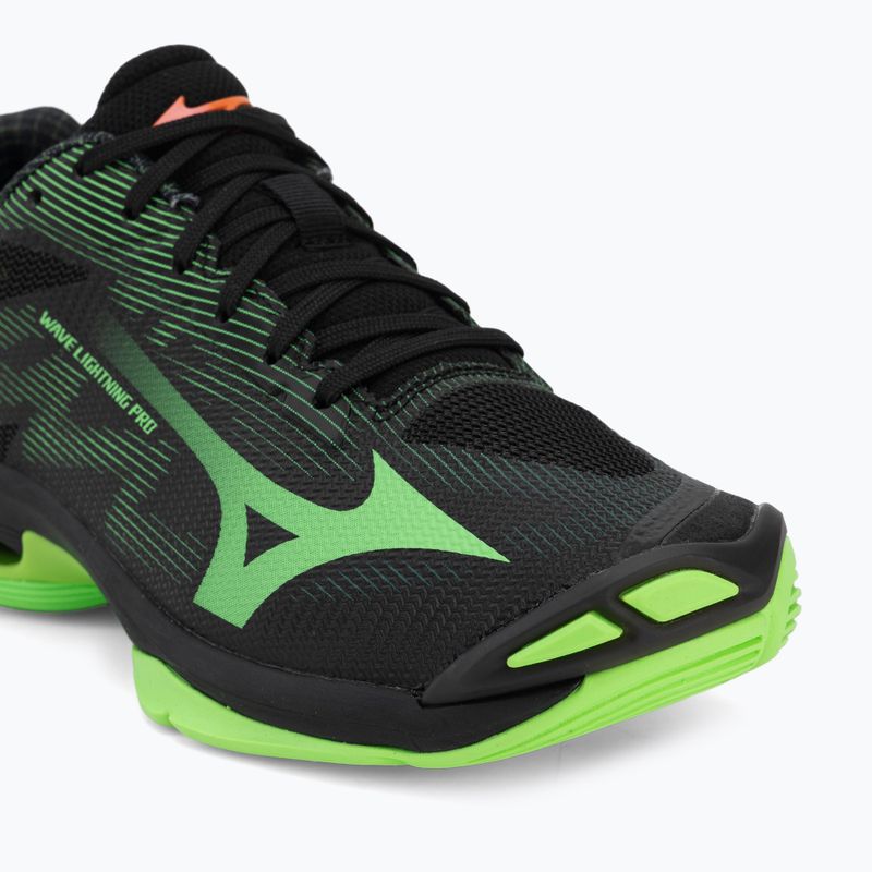 Scarpe da pallavolo Mizuno Wave Lightning Pro black/gloving apple/mandarin orange 7