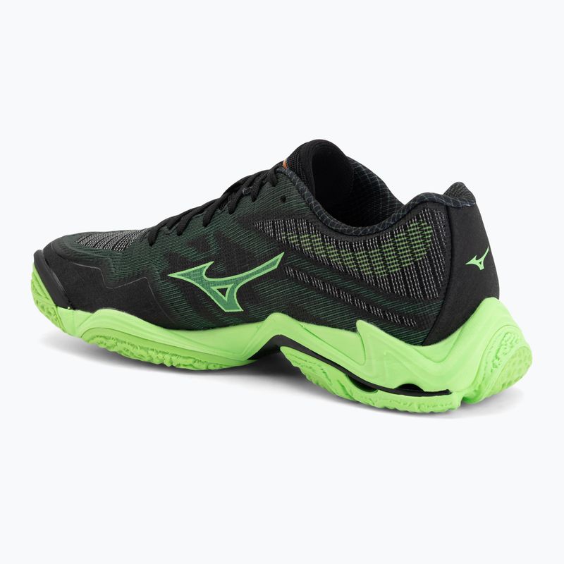 Scarpe da pallavolo Mizuno Wave Lightning Elite black/glowing apple/mandarin orange 3