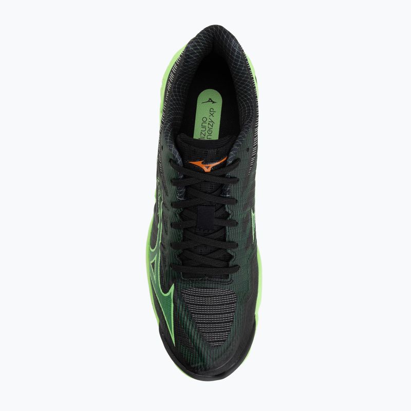 Scarpe da pallavolo Mizuno Wave Lightning Elite black/glowing apple/mandarin orange 5