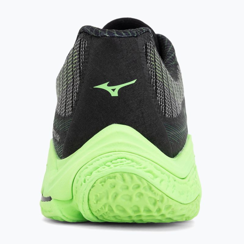 Scarpe da pallavolo Mizuno Wave Lightning Elite black/glowing apple/mandarin orange 6