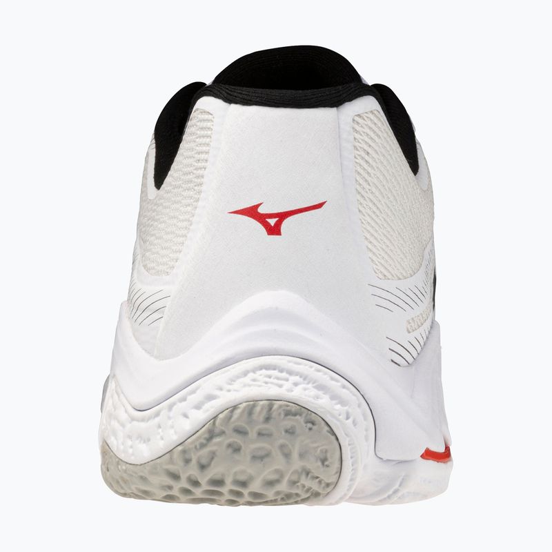 Scarpe da pallavolo Mizuno Wave Lightning Elite white/black/fiery red 3