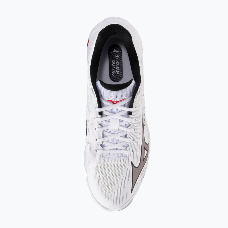 Scarpe da pallavolo Mizuno Wave Lightning Elite white/black/fiery red 5
