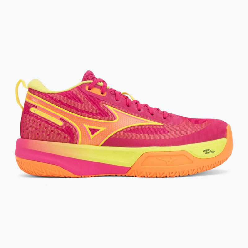 Scarpe da pallavolo Mizuno Neo Jump pink tetra/fortune yellow/light 2