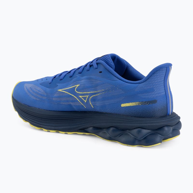 Scarpe da running uomo Mizuno Wave Skyrise 7 dazzling blue/fortune yellow/estate blue 3