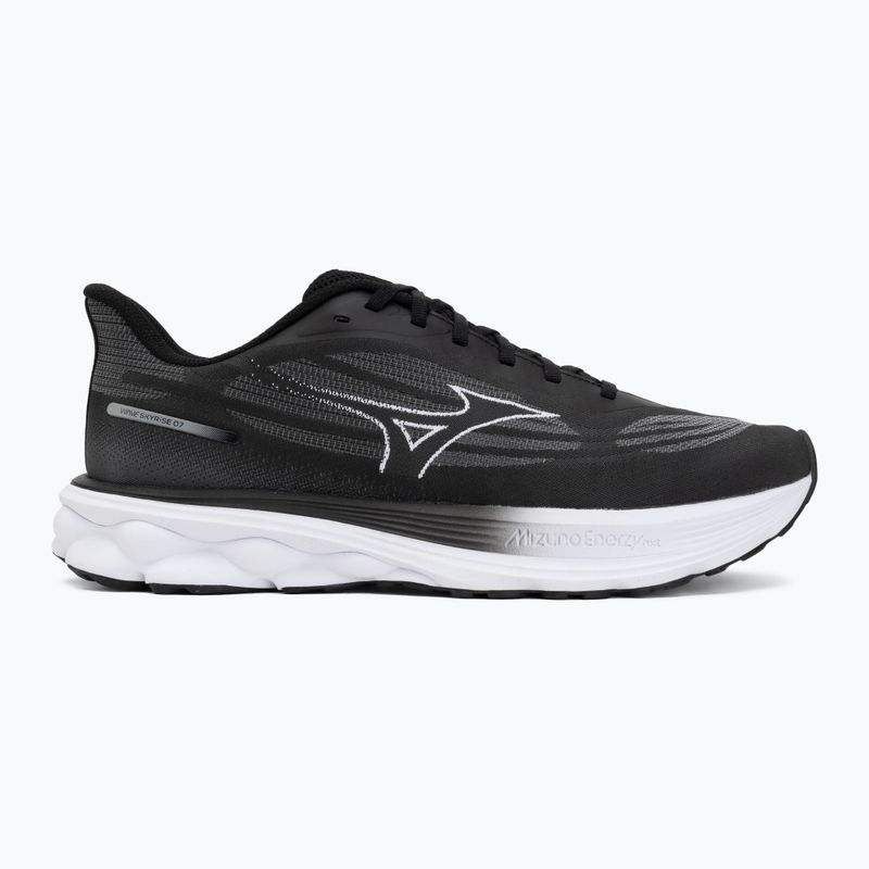 Scarpe running uomo Mizuno Wave Skyrise 7 black/white/iron gate 2