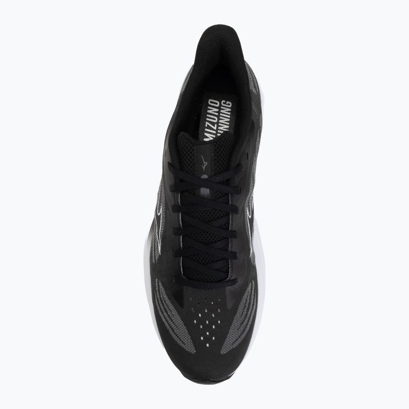Scarpe running uomo Mizuno Wave Skyrise 7 black/white/iron gate 5