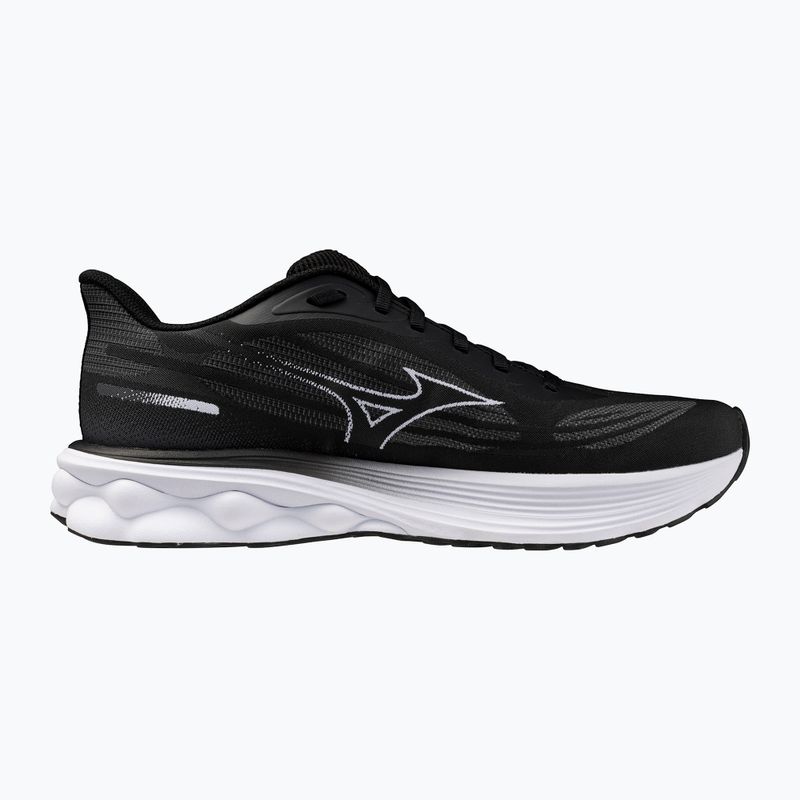 Scarpe running uomo Mizuno Wave Skyrise 7 black/white/iron gate 2