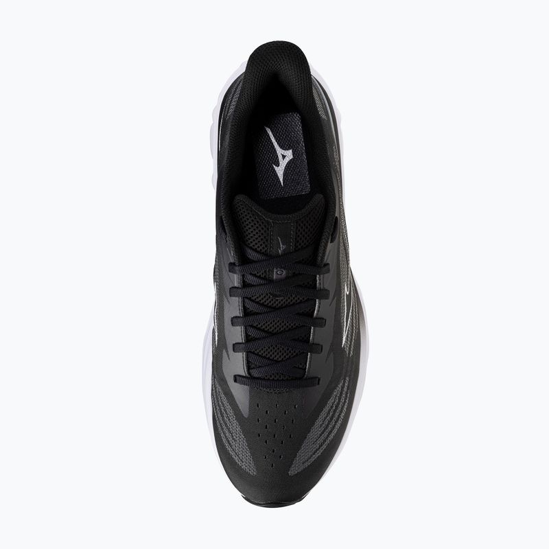 Scarpe running uomo Mizuno Wave Skyrise 7 black/white/iron gate 4