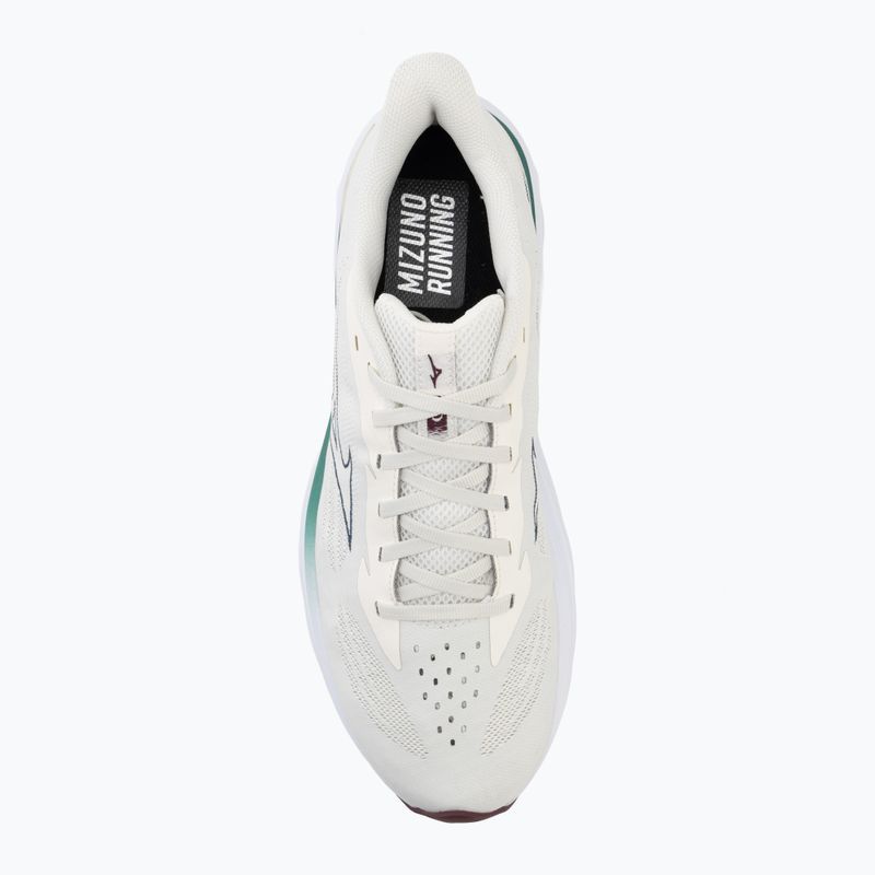 Scarpe da running uomo Mizuno Wave Skyrise 7 Snow White/North Sea/Summer Sand 5