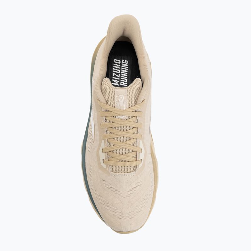 Scarpe da running uomo Mizuno Wave Horizon 9 pale khaki/white/curds&whey 5