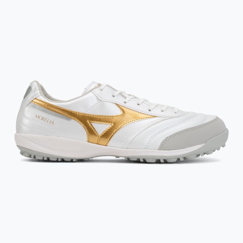 Scarpe da calcio Mizuno Morelia Sala Pro TF white/football gold/galaxy silver 2