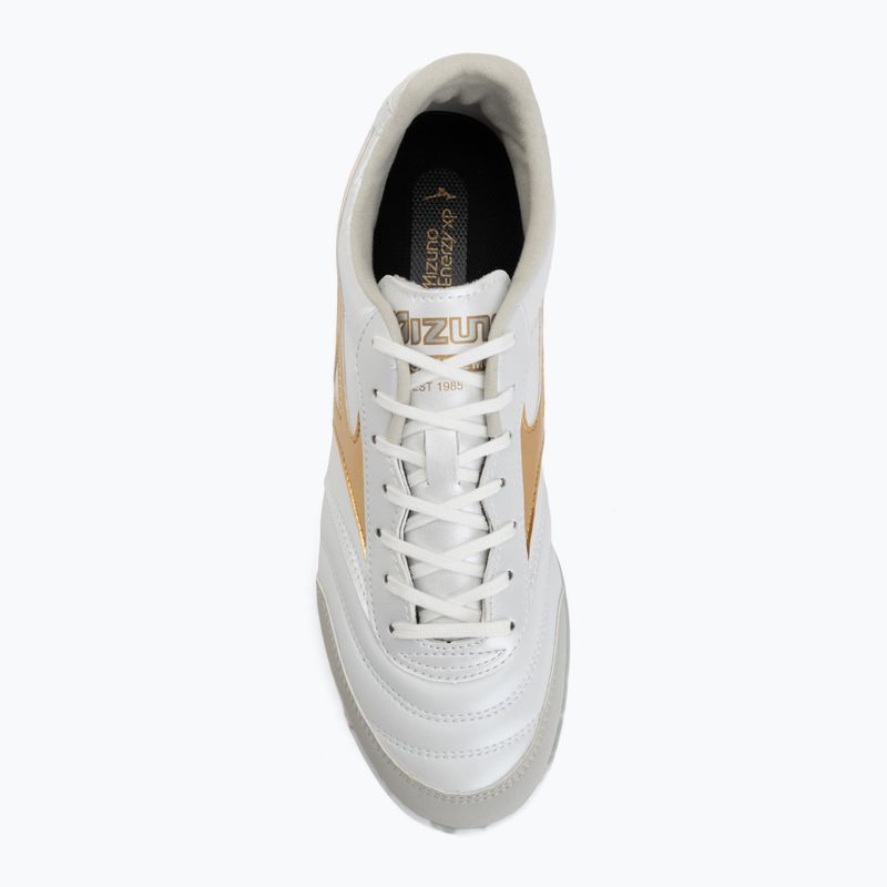 Scarpe da calcio Mizuno Morelia Sala Pro TF white/football gold/galaxy silver 5
