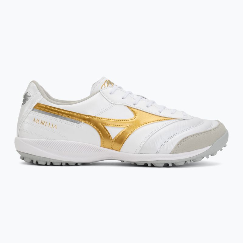 Scarpe da calcio Mizuno Morelia Sala Elite TF white/football gold/galaxy silver 2
