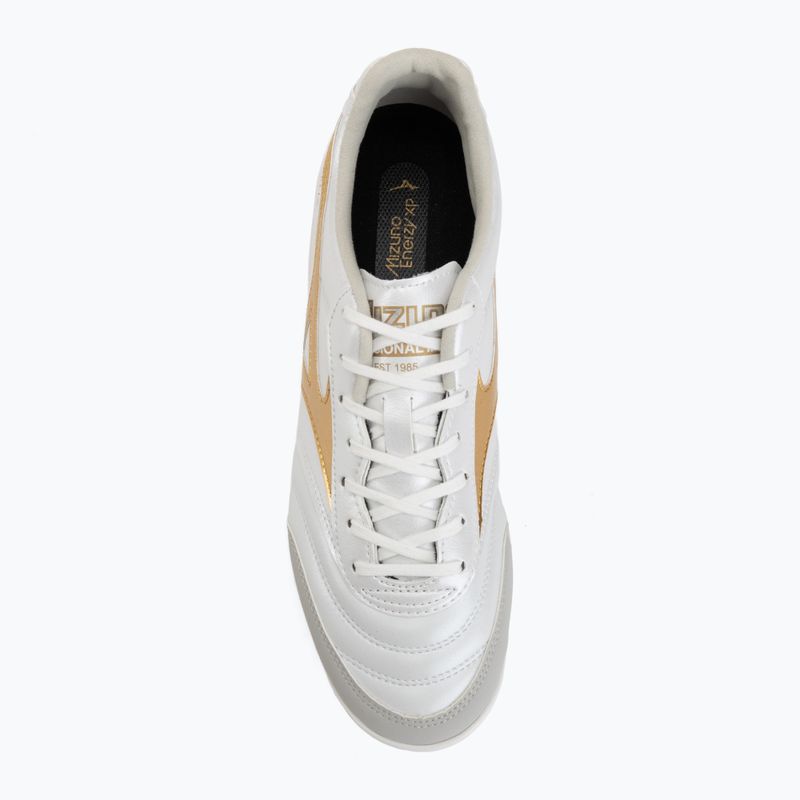 Scarpe da calcetto Mizuno Morelia Sala Pro IN white/football gold/galaxy silver 5