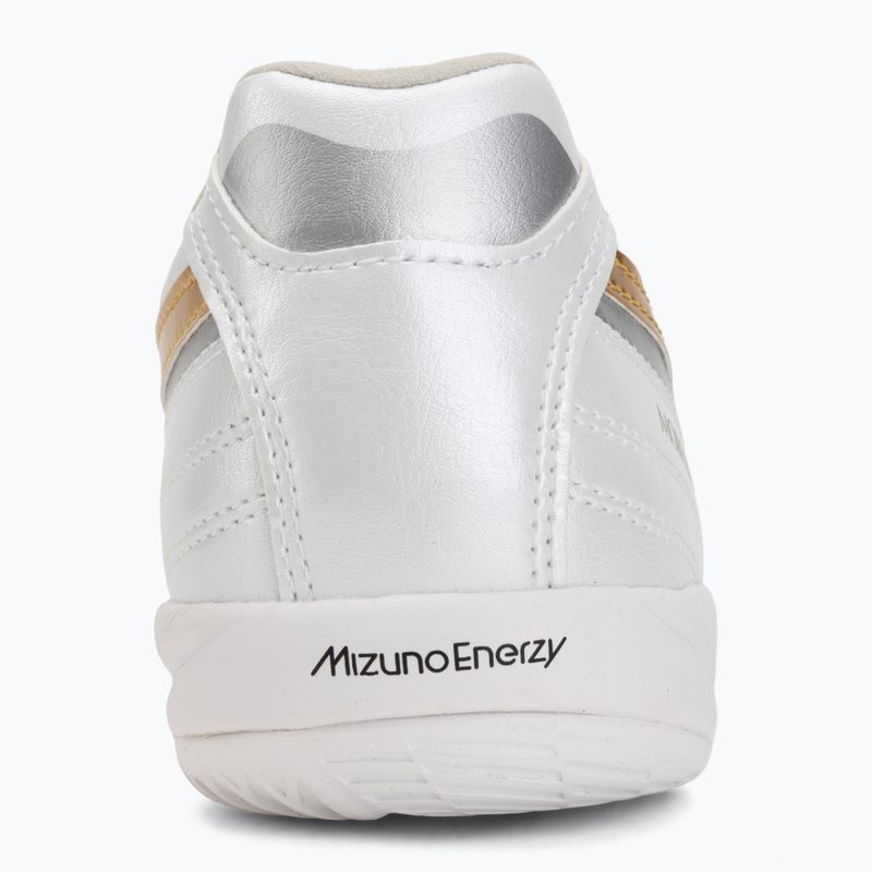 Scarpe da calcetto Mizuno Morelia Sala Pro IN white/football gold/galaxy silver 6