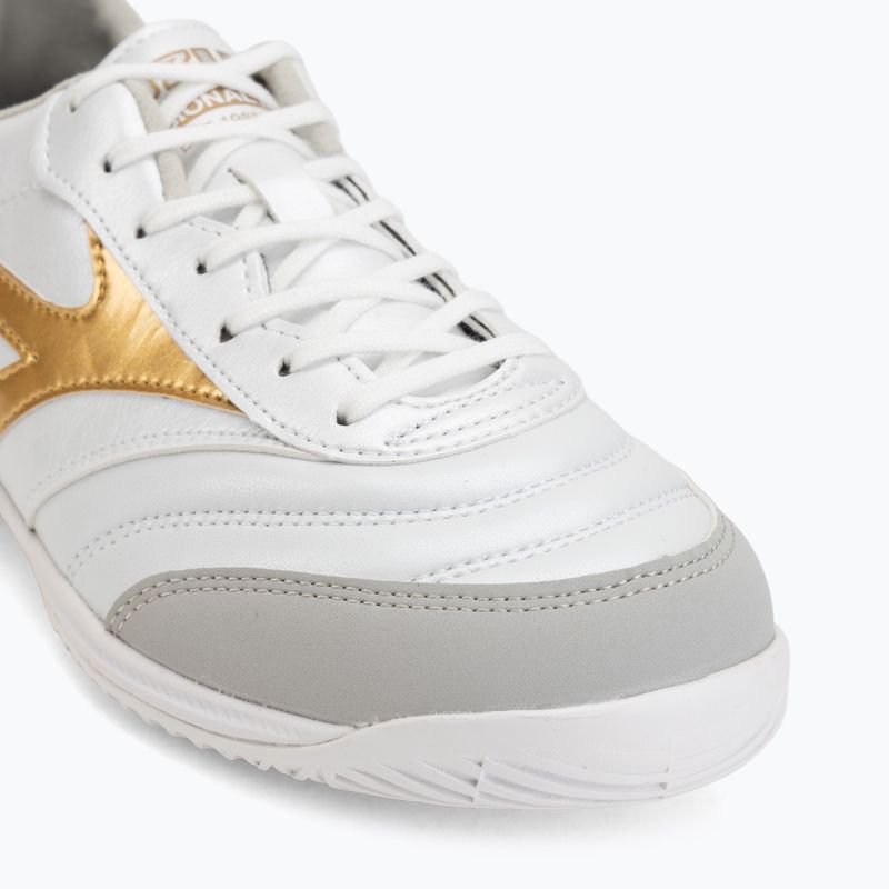 Scarpe da calcetto Mizuno Morelia Sala Pro IN white/football gold/galaxy silver 7