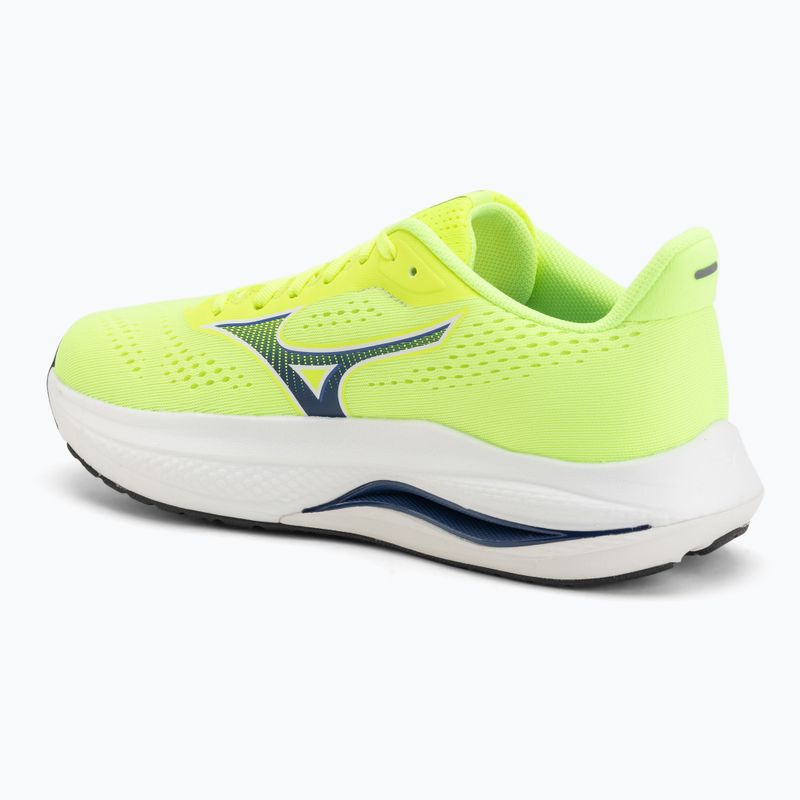 Scarpe running da uomo Mizuno Wave Inspire 22 lightning yellow/dazzling blue 3