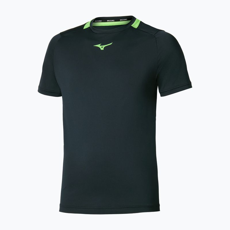 Maglietta da tennis da uomo Mizuno 62GAA001 Tee black 2