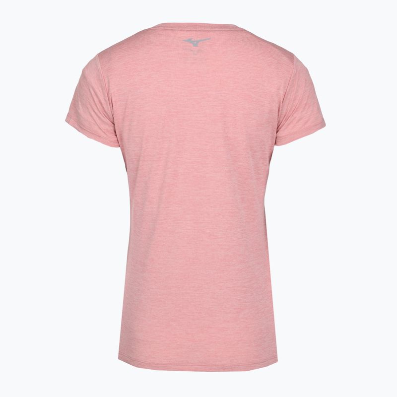 Maglia da running donna Mizuno Core Tee rose elegance 2