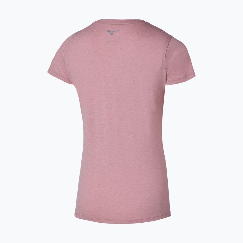 Maglia da running donna Mizuno Core Tee rose elegance 2