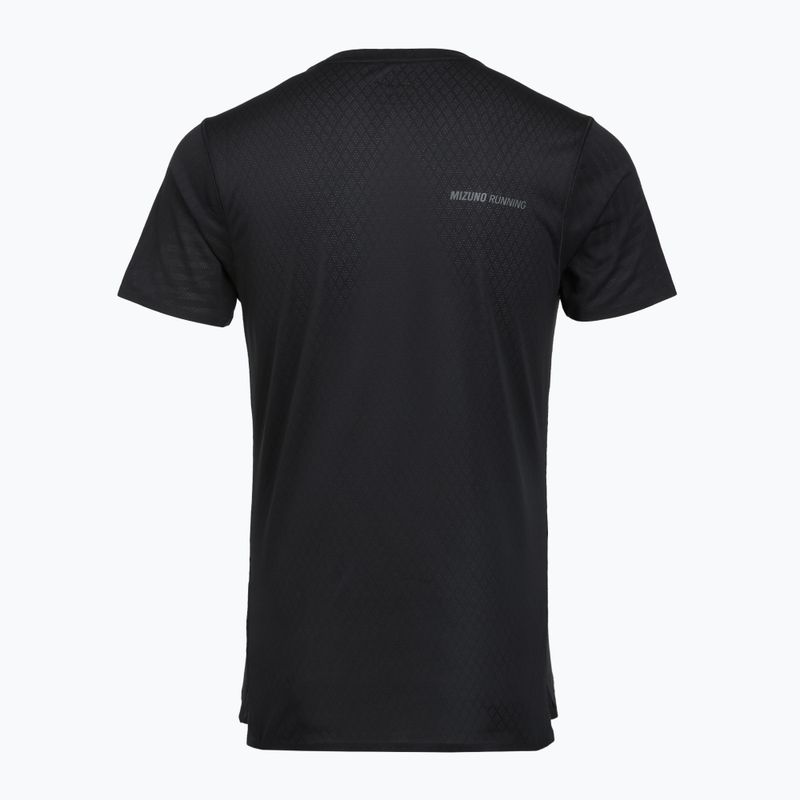 Maglia running uomo Mizuno Tech Light Tee black 2