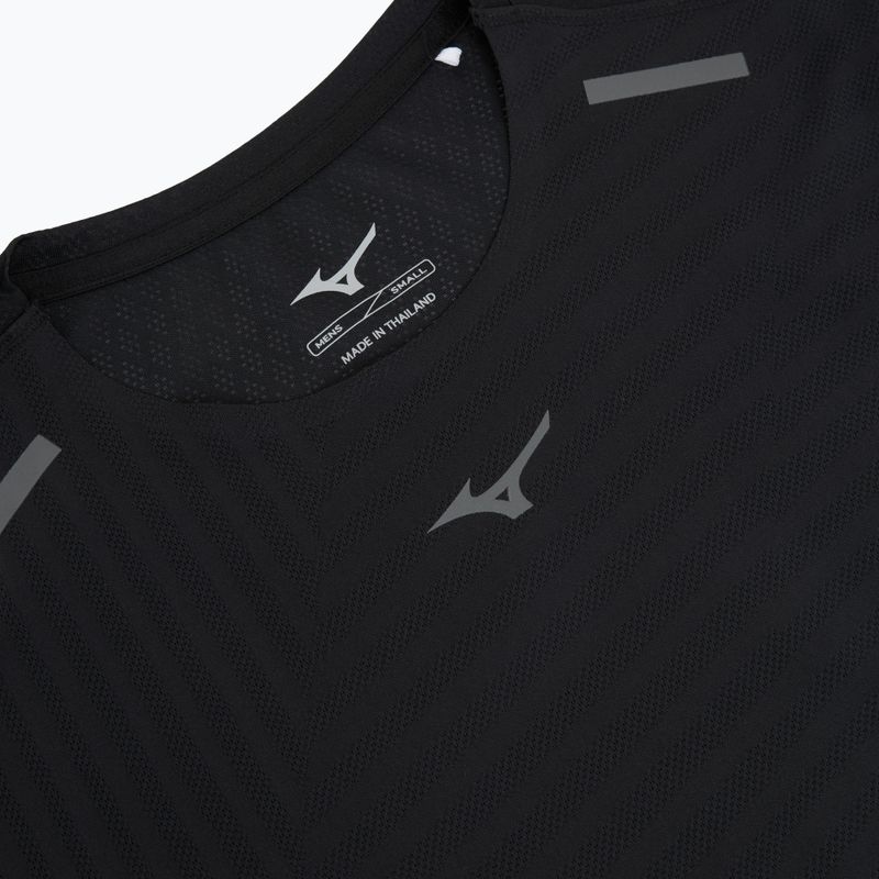 Maglia running uomo Mizuno Tech Light Tee black 3