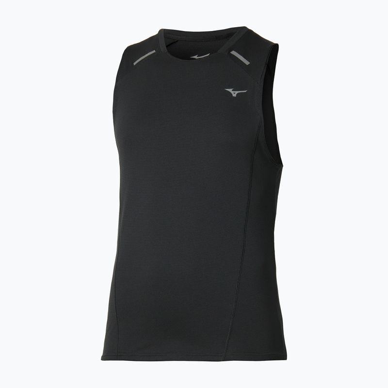 Canotta running uomo Mizuno Active DryAeroFlow Tank Top black