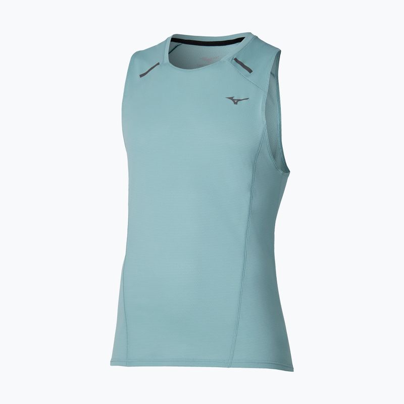 Canotta running uomo Mizuno Active DryAeroFlow Tank Top aquifer 2