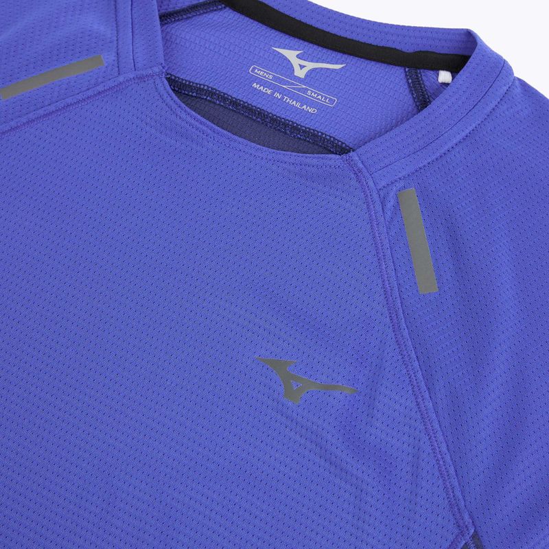 Maglia running uomo Mizuno Active DryAeroFlow Tee dazzling blue 3